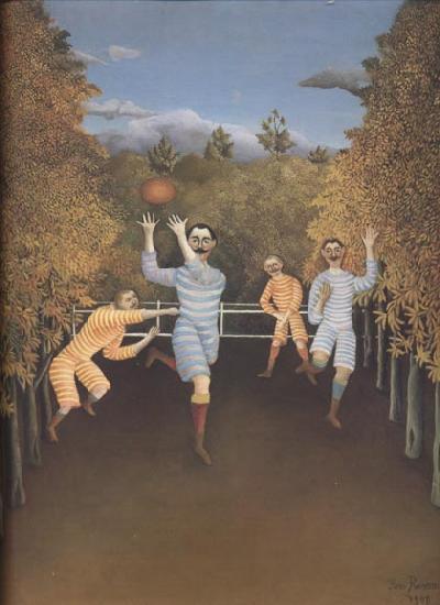 Henri Rousseau Soccer Players oil painting image